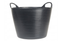 Faithfull Heavy-Duty Polyethylene Flex Tub 15 litres Black