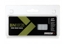 Arrow BN1812B Brad Nails 20mm Brown Head Pack 2000