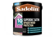 Sadolin Superdec Opaque Wood Protection Black Satin 2.5 litre