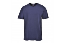 B120 Thermal T-Shirt Short Sleeve Navy Medium