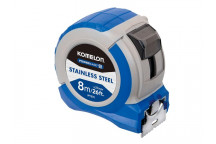 Komelon Stainless Steel PowerBlade Pocket Tape 8m/26ft (Width 27mm)