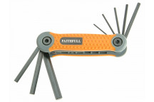 Faithfull Folding Hexagon Key Set of 8 Metric (1.5-8mm)