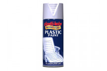 PlastiKote Plastic Paint Spray White Gloss 400ml