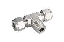 1/4\" NPT x 10mm Outside Diameter Tee