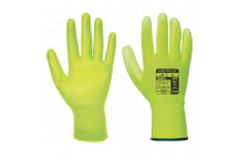 A120 PU Palm Glove Yellow Large