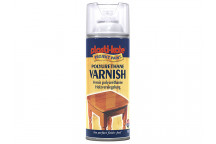 PlastiKote Varnish Spray Clear Gloss 400ml