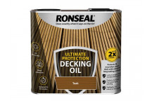 Ronseal Ultimate Protection Decking Oil Teak 2.5 litre