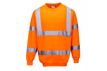 B303 Hi-Vis Sweatshirt Orange Large