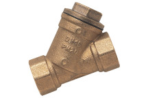 1\" BSP FEM \"Y\" BRASS STRAIGHTAINER