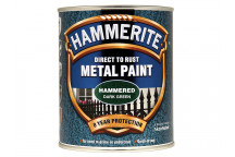 Hammerite Direct to Rust Hammered Finish Metal Paint Dark Green 750ml