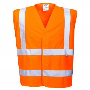 FR75 Hi-Vis FR Vest  Orange LXL