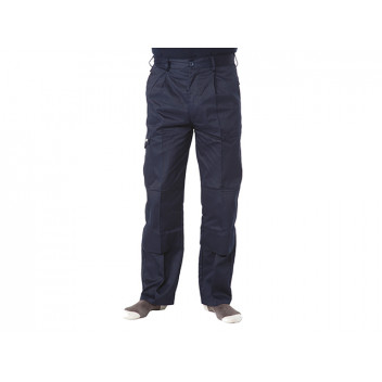 Apache Navy Industry Trousers Waist 40in Leg 33in