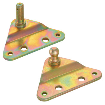 FLAT BKT WITH BALL PIN - GAS SPRING