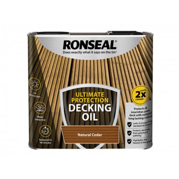 Ronseal Ultimate Protection Decking Oil Natural Cedar 2.5 litre
