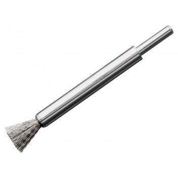 Lessmann End Brush with Shank 12 x 120mm, 0.30 Steel Wire