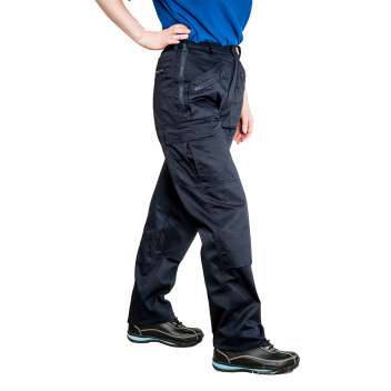 S687 Ladies Action Trousers Navy Medium