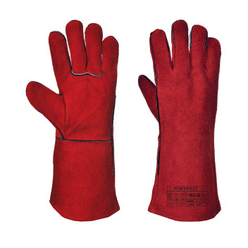 A500 Welders Gauntlet Red XL