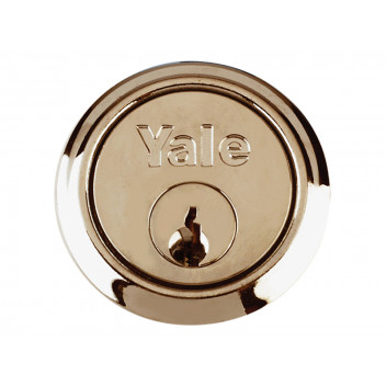 Yale Locks B1109 Replacement Rim Cylinder & 2 Keys Satin Chrome Finish Box