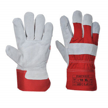 A220 Premium Chrome Rigger Glove Red 3 XL