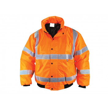 Scan Hi-Vis Orange Bomber Jacket - L (44in)