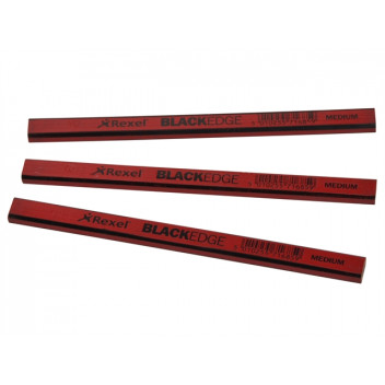 Blackedge Carpenter\'s Pencils - Red / Medium (Card 12)