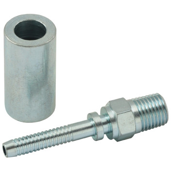 1/4\" BSPT Male Hose Fitting BSPT Male Insert & Ferrule