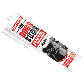 EVO-STIK The Dog\'s B*ll*cks Multipurpose Adhesive & Sealant Ivory 290ml