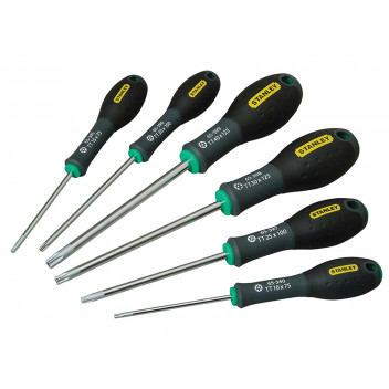 Stanley Tools FatMax Screwdriver Set, 6 Piece Tamper-proof TX