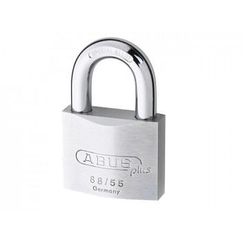 ABUS Mechanical 88RK/50mm Brass PLUS Cylinder Padlock Rekeyable Carded
