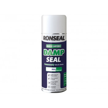 Ronseal Quick Dry Damp Seal Aerosol White 400ml