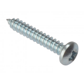 ForgeFix Self-Tapping Screw Pozi Compatible Pan Head ZP 1in x 8 Box 200