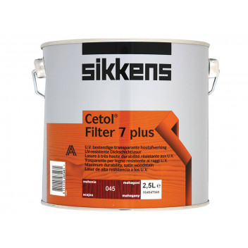 Sikkens Cetol Filter 7 Plus Translucent Woodstain Mahogany 2.5 litre