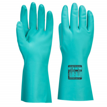 A812 Nitrosafe Plus Chemical Gauntlet Green Large