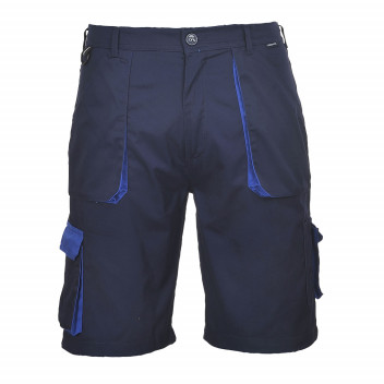 TX14 Portwest Texo Contrast Shorts Navy Large