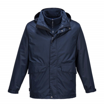 S507 Argo Breathable 3 in 1 Jacket Navy Large