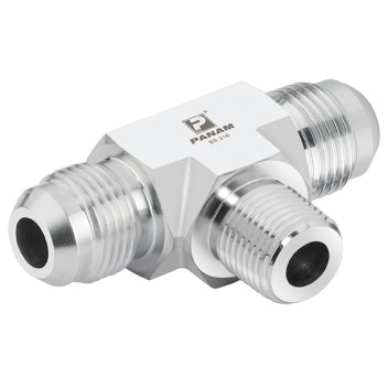 1.5/8\"-12 UNF x 1.1/4\" NPT Tee