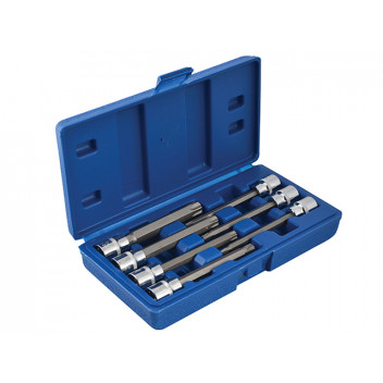 BlueSpot Tools Extra Long 3/8in Square Drive TORX Bit Sockets 7 Piece