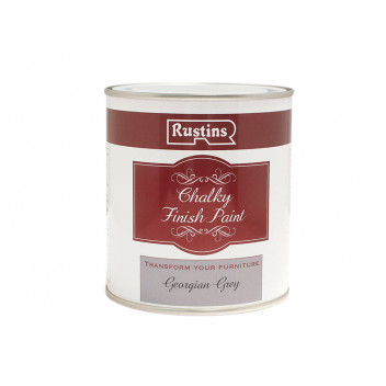 Rustins Chalky Finish Paint Georgian Grey 500ml