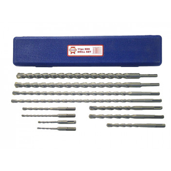 Faithfull SDS Plus Drill Bit Set 11 Piece 5-20mm
