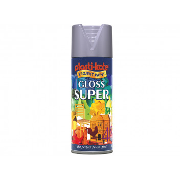 PlastiKote Gloss Super Spray Aluminium 400ml