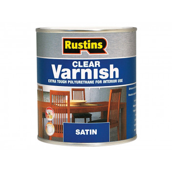 Rustins Polyurethane Varnish Satin Clear 250ml