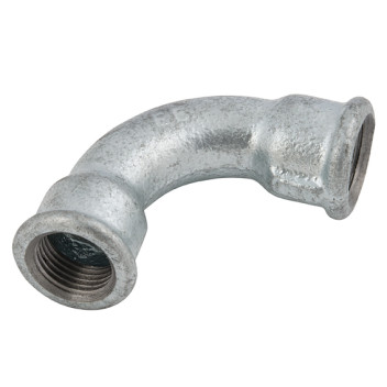 1.1/2\"BSPP FEM EQUAL 90 BEND GALVANISED