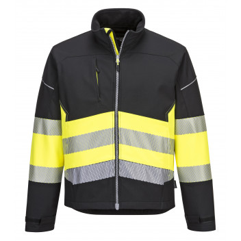 PW375 PW3 Hi-Vis Class 1 Softshell Jacket  3 XL