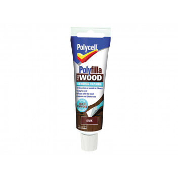 Polycell Polyfilla For Wood General Repairs Tube Dark 330g