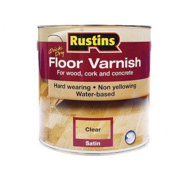 Rustins Quick Dry Floor Varnish Satin 2.5 litre