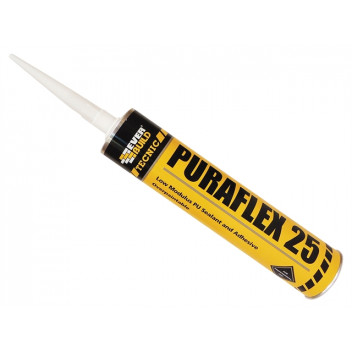 Everbuild Industrial Puraflex 25 Sealant White 300ml