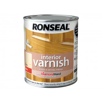 Ronseal Interior Varnish Quick Dry Gloss Clear 2.5 litre