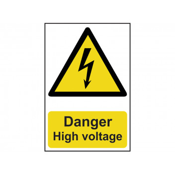 Scan Danger High Voltage - PVC 200 x 300mm
