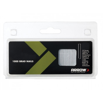 Arrow BN1824 Brad Nails 38mm 18g Pack 1000