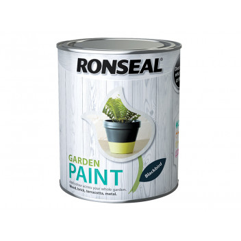 Ronseal Garden Paint Black Bird 750ml